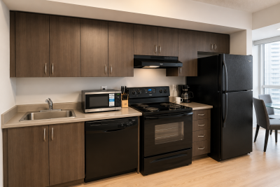 Modern 1BR in Downtown | Gym, WiFi & Workspace