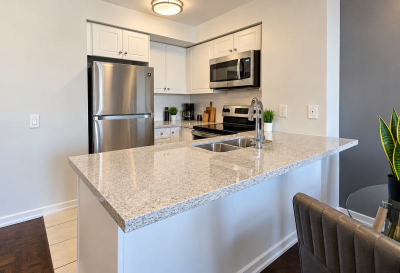 Furnished Serviced 1 Bedroom Apartment in Markham