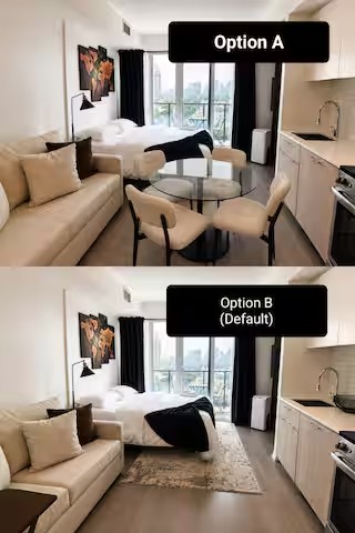 Modern Downtown Studio with Patio