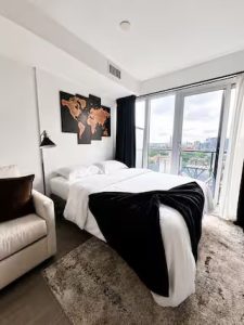 Modern Downtown Studio with Patio