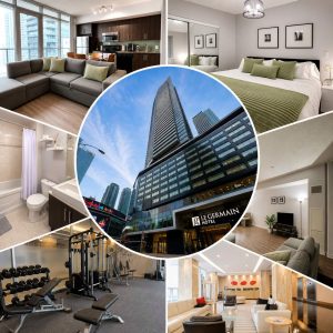 High-Floor Condo by Scotiabank Arena & CN Tower – Monthly Stays